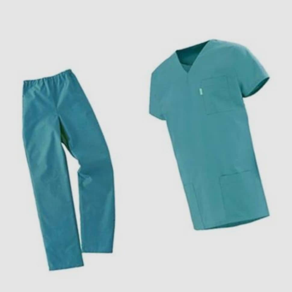 طقم طبي متكامل (tenue de bloc +blouse +calot +crocs)
